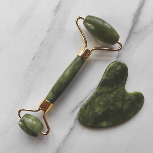 Jade Roller & Gua Sha For Set Facial 2