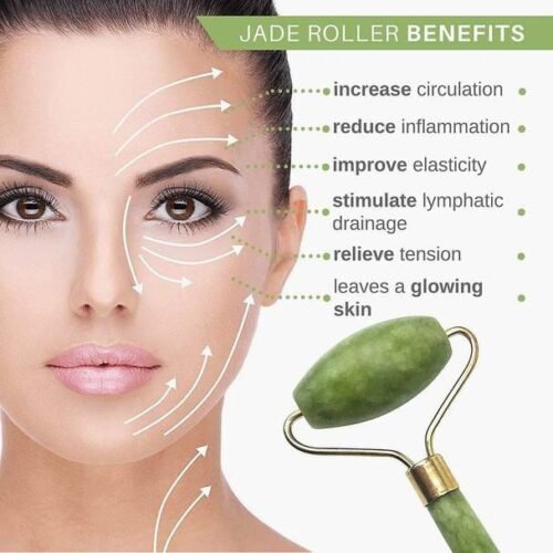 Jade Roller & Gua Sha For Set Facial 7