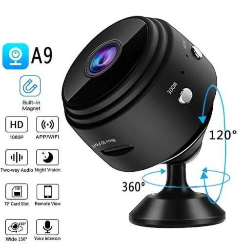 A9 Magnetic WiFi Mini Camera 1080p HD 2MP with PIX-LINK IPC App