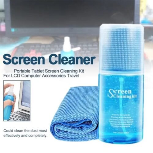 Screen Cleaning Kit 2 in 1 for LED and LCD TV, Computer Monitor, Laptop, Mobile and Tab Screen