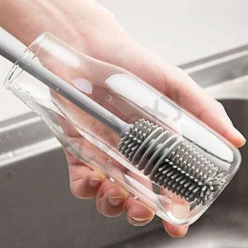 Silicone Bottle Cleaning Brush With Long Handle