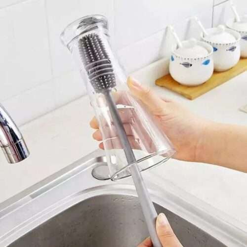 Silicone Bottle Cleaning Brush With Long Handle