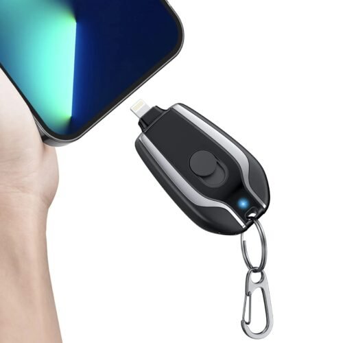 1500mAh Karex Keychain Power Bank – Fast Charging Mini Type-C Battery Pack for Android & More