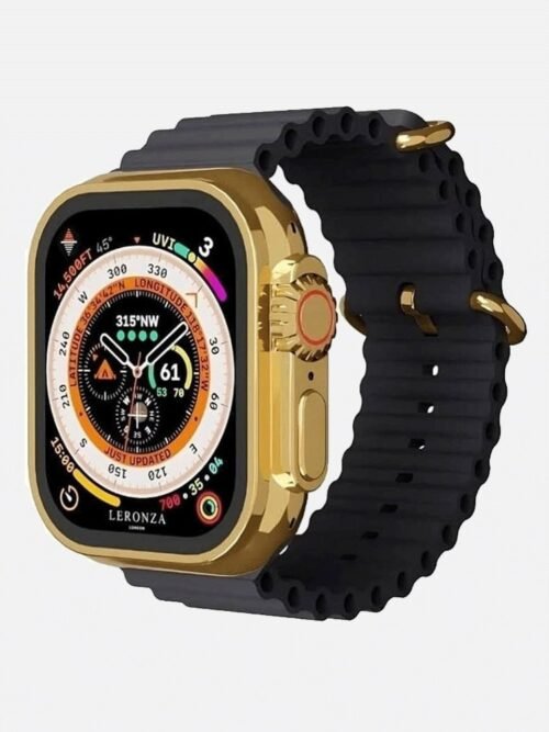 C9 Ultra Max Gold Edition 2.1 inch Smartwatch with Hryfine App – Bold Style, Ultimate Performance