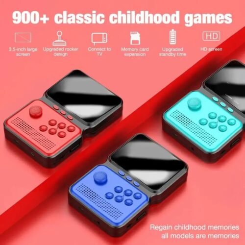 M3 SUP Game Box – 900-in-1 Retro Handheld Console with 3.0'' Color LCD, 16-Bit Classic Games for Game