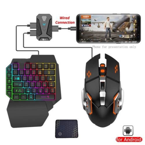 Gaming Wireless Bluetooth 5 In 1 Combo Keyboard And Mouse 2