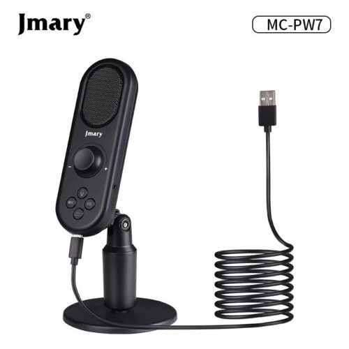 JMARY MC-PW7 Professional USB Microphone with Noise Reduction – Crystal Clear Audio for Recording & Streaming