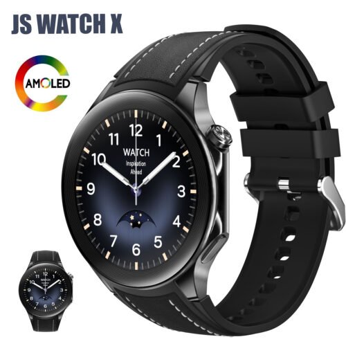 JS Watch X 1.43inch AMOLED Display Smartwatch with NFC, Bluetooth Calling & Heart Rate Monitoring With FITCLOUDPRO APP