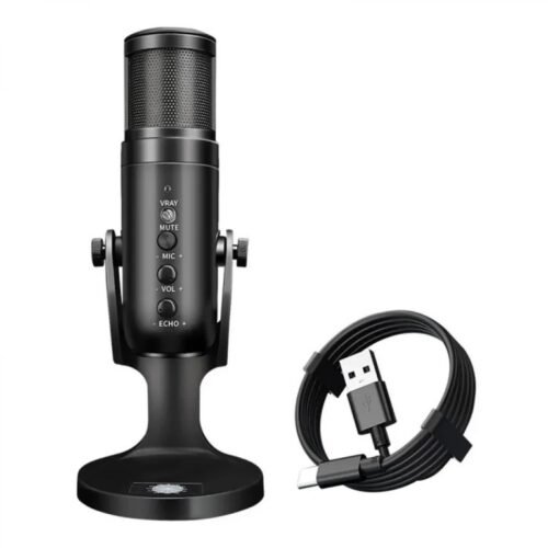 Jmary MC-PW9 RGB Professional USB Microphone for Podcasting with Noise Reduction