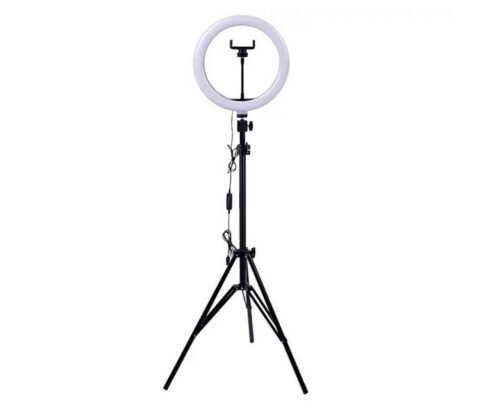 Professional LED Ring Light 26cm with 2.1m Adjustable Tripod – Perfect for Streaming, Photography & Content Creation