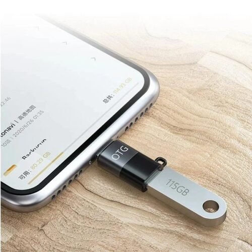 Usb-c To Lightning Otg Audio Adapter For Mic & Phone