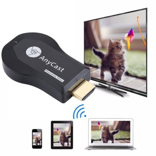 AnyCast M9 Plus 2-Core 1080P HDMI WiFi Display Dongle – Seamless Wireless Streaming & Screen Mirroring