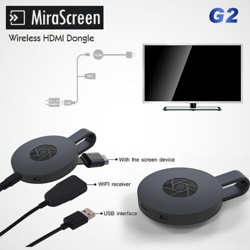 Chromecast 2 HDMI WiFi Dongle A20 – Stream Seamlessly in HD