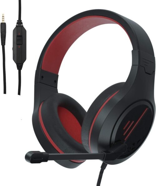 G90 Gaming Headset-Active Noise Cancelling Wired Headphones with Mic & Deep Bass HiFi Sound