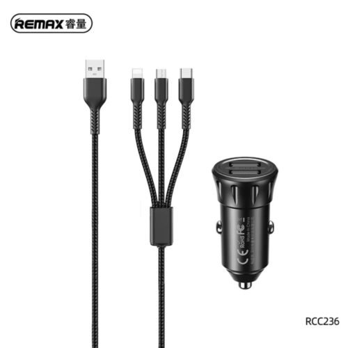 REMAX RCC239 Car Charger 12W 2.4A Fast Charging