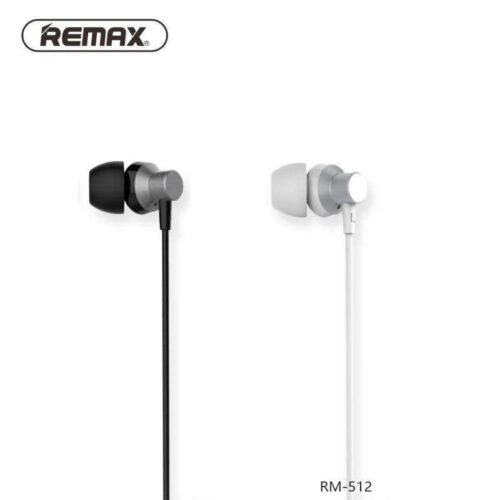 Remax RM-512 Metal Stereo Earphones – Premium Sound & Comfort