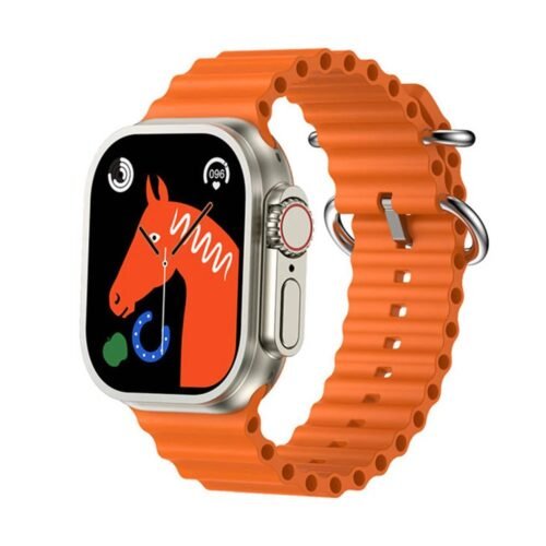 TS8 Ultra Series 8 Smartwatch – Bluetooth Calling, Heart Rate Monitor & Sport Tracking (Orange)