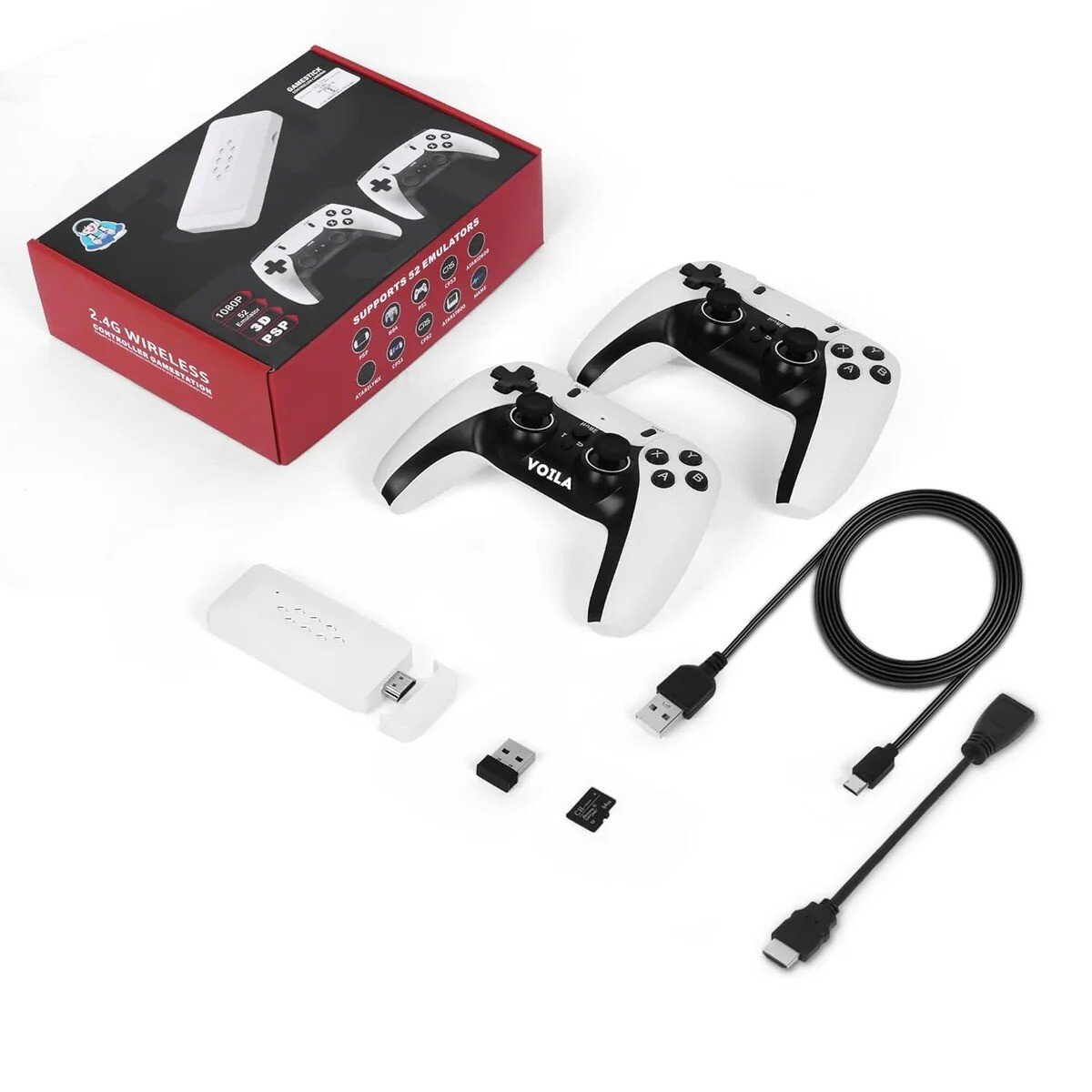 M22 64gb Retro 30,000+ Gaming Stick 1080p Hd Graphics, With 52 Emulators Classic Edition